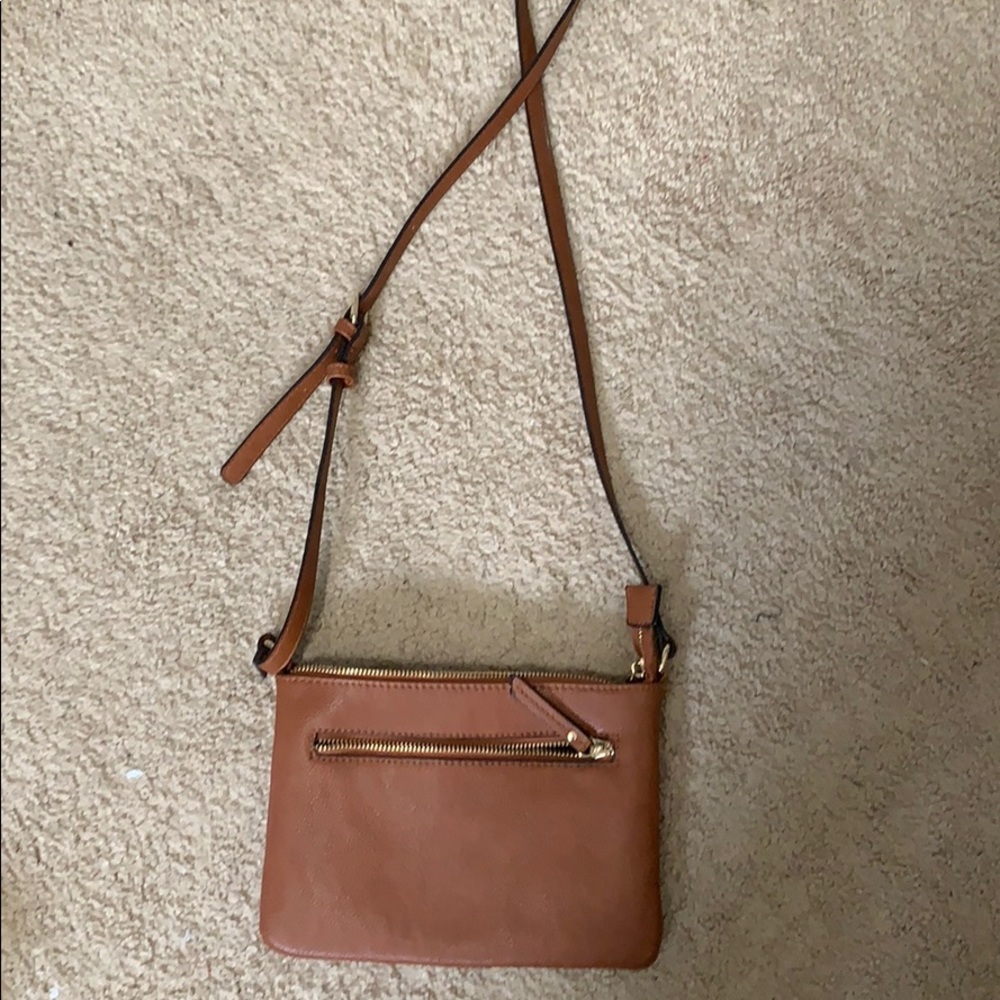 Brown messenger bag